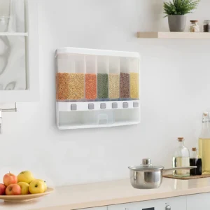 Alternative view of 6-Grid Grain Storage Dispenser