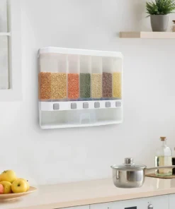 Alternative view of 6-Grid Grain Storage Dispenser