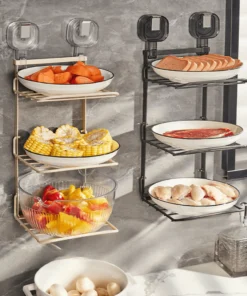 Wall-Mounted Multifunctional Storage Rack