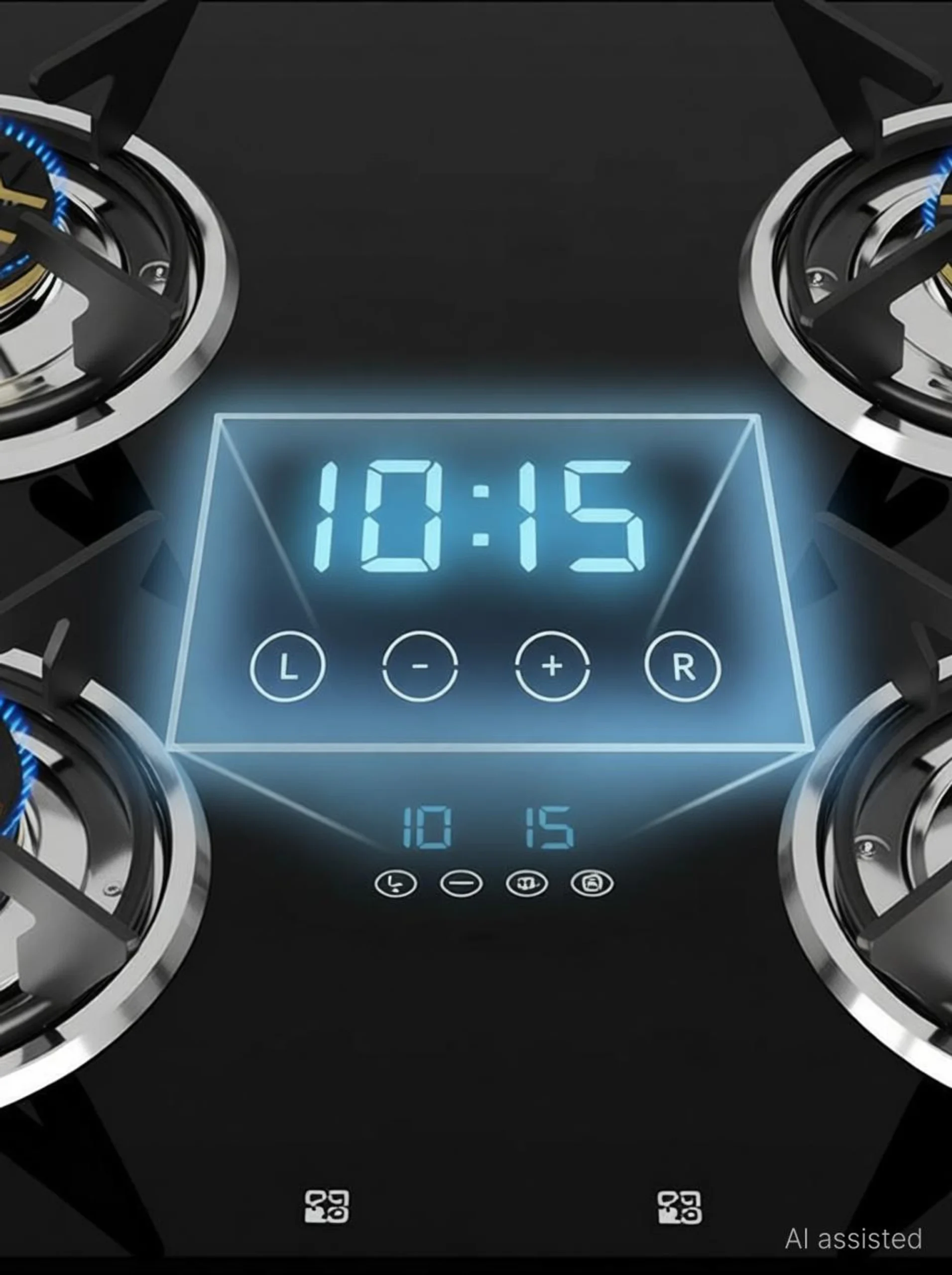 Smart 4-Burner Auto-Ignition Gas Stove - Image 3