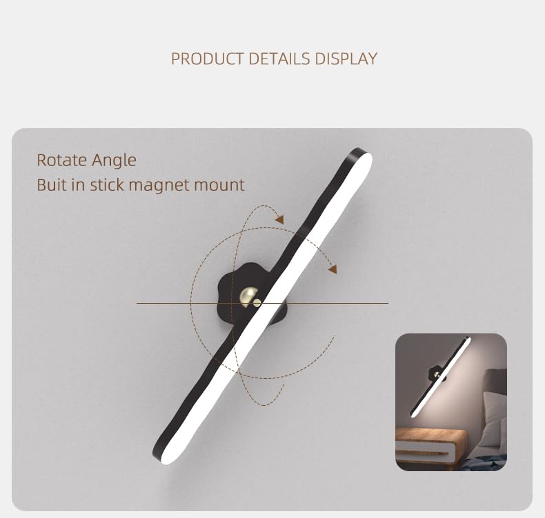 Magnetic Cordless USB Rechargeable Vanity Light - Image 3