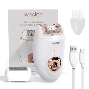 Alternative view of 2-in-1 Rechargeable Body Epilator & Shaver