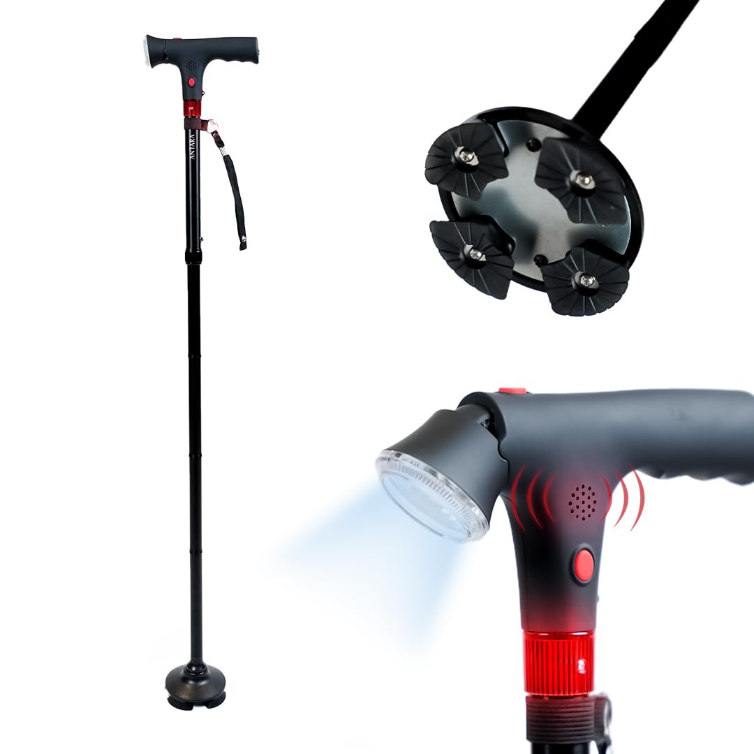Smart Safety Stick! SOS Alarm Walking Cane - Image 2