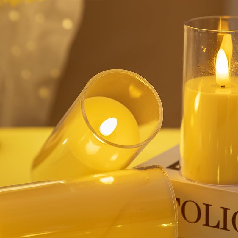 Flameless LED Decorative Candle Set - Image 3