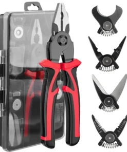 Alternative view of 5-in-1 Multifunctional Pliers Set