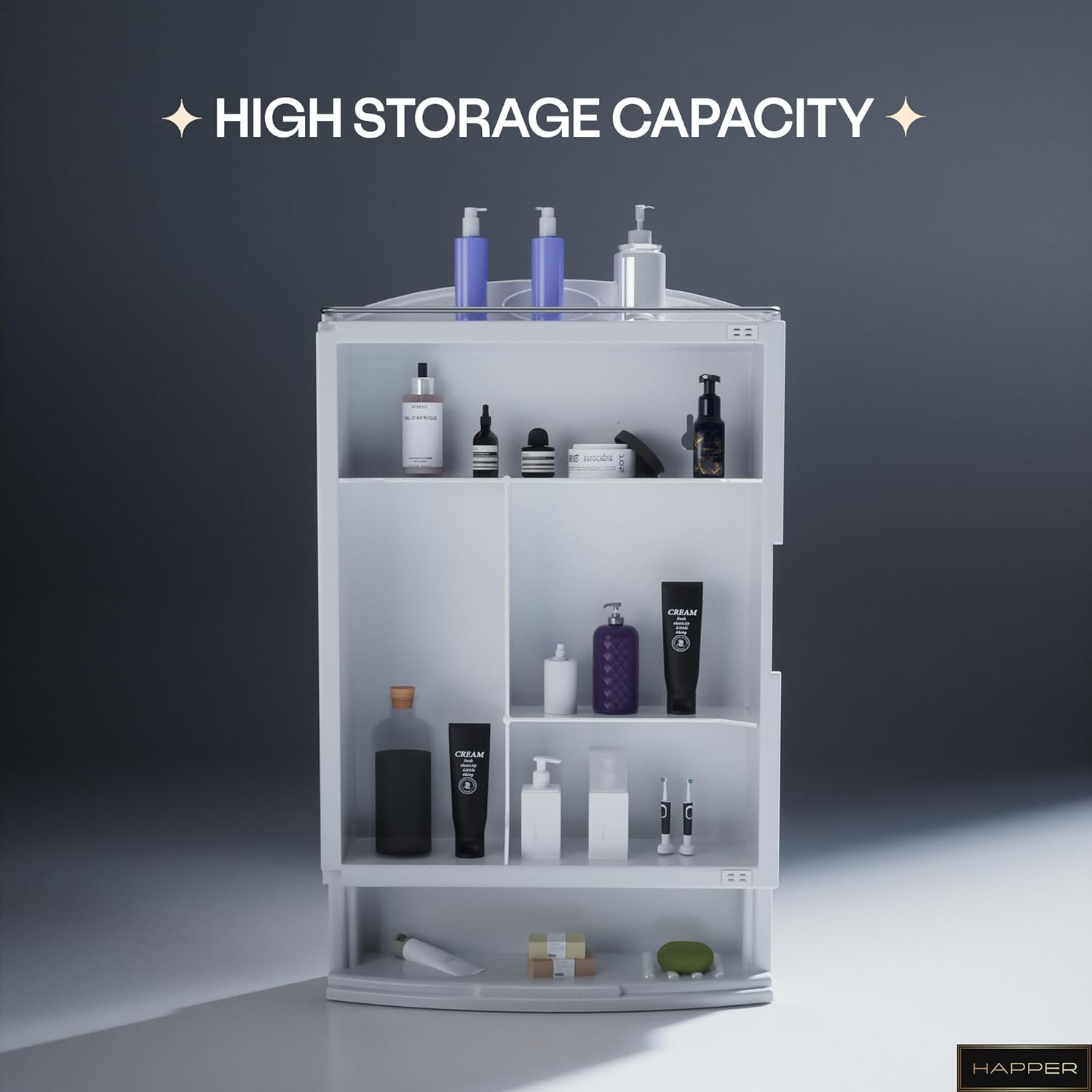 Wall Mounted Mirror Storage Cabinet - Image 5