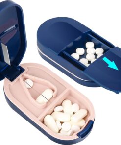 Alternative view of Portable 2-in-1 Pill Cutter Case