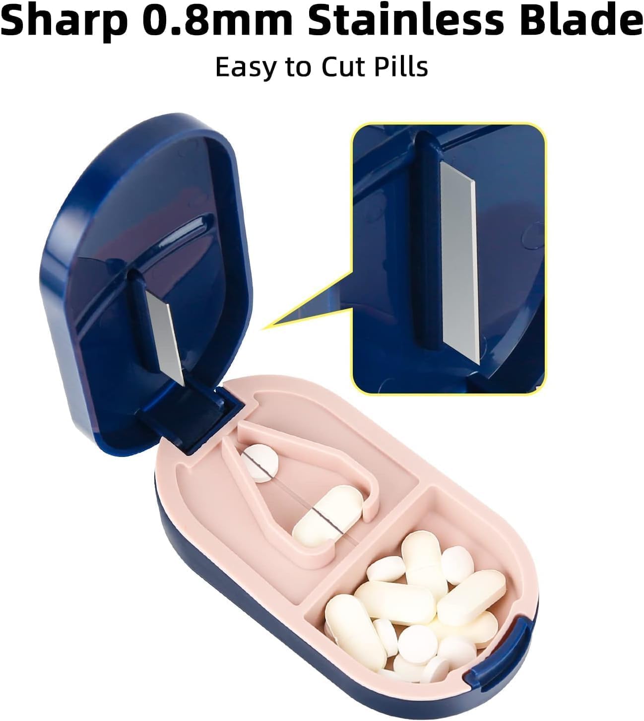 Portable 2-in-1 Pill Cutter Case - Image 4