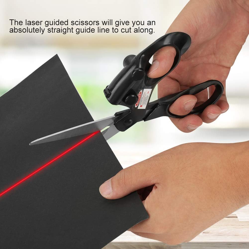 Laser-Guided Precision Craft Scissors