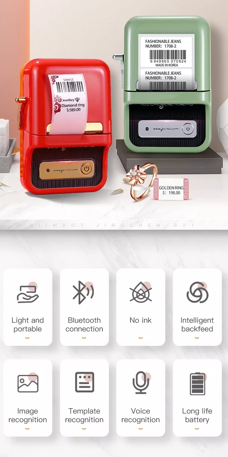 Bluetooth Thermal Label Printer - Image 4