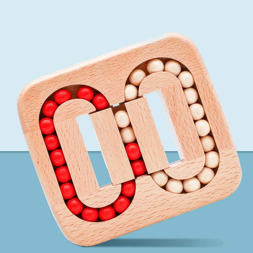 Wooden Ball Maze Puzzle Lock