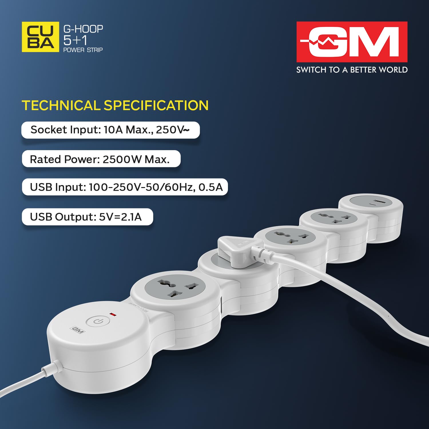 Space-Saving Smart Power Charging Hub - Image 4