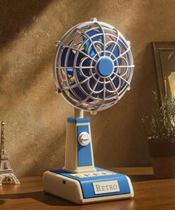Retro Breeze! Vintage Metal Cooling Fan