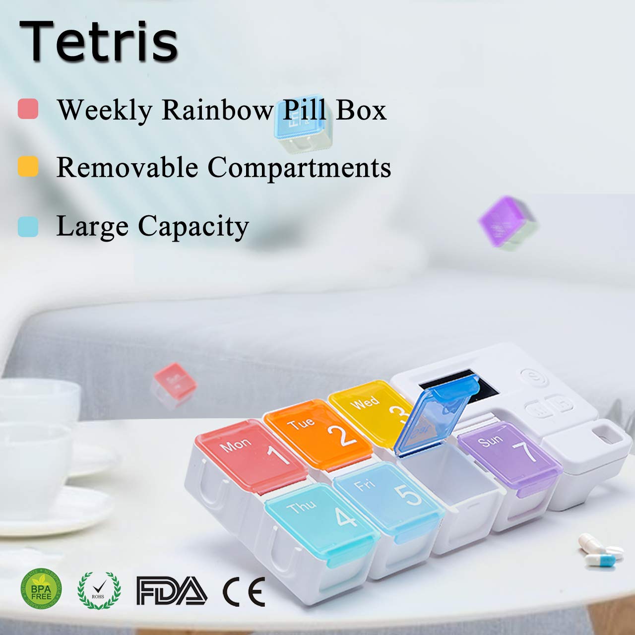 Smart 7-Day Pill Dispenser Organizer - Image 6