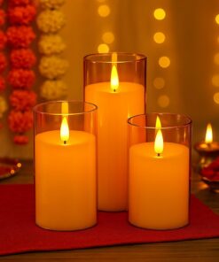 Flameless LED Decorative Candle Set