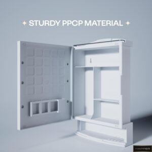 Alternative view of Wall Mounted Mirror Storage Cabinet