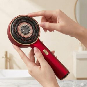 Alternative view of Electric Scalp Massager Oil Applicator