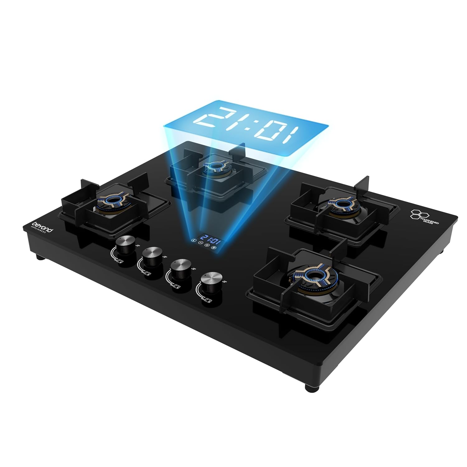 Smart 4-Burner Auto-Ignition Gas Stove - Image 2