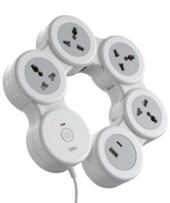 Space-Saving Smart Power Charging Hub