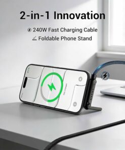 Charging Cable with Built-In Stand