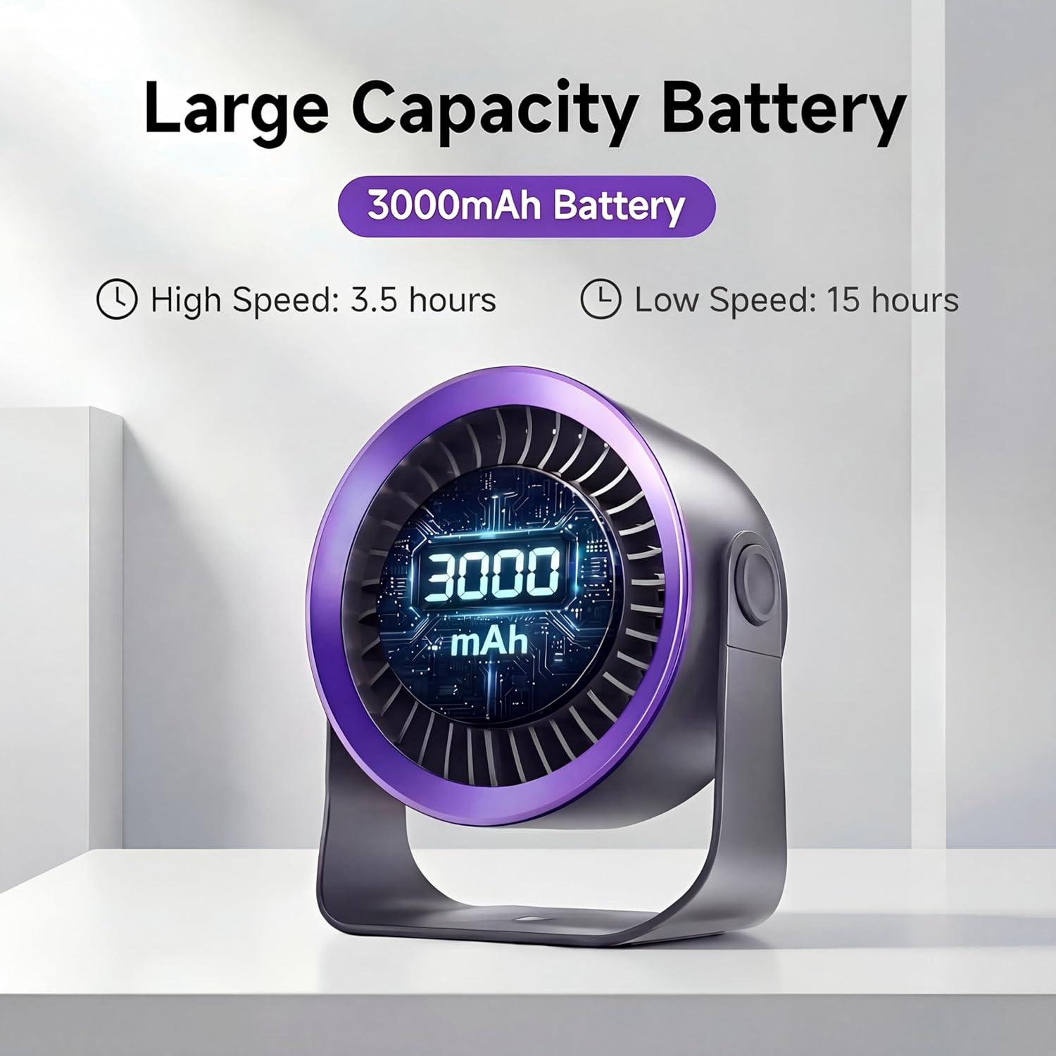 Smart Digital Turbo Cool Desk Fan - Image 5