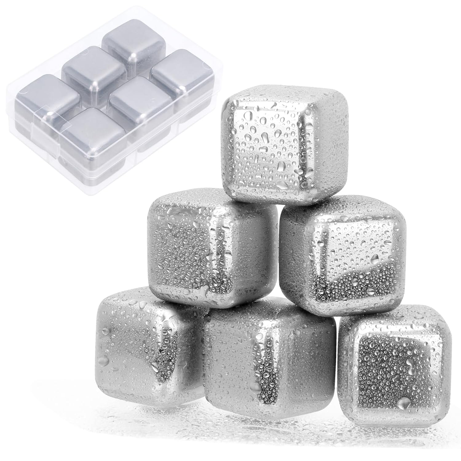 Reusable Stainless Steel Ice Cubes - Image 4