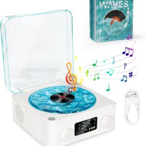 Alternative view of Retro Waves Vinyl Bluetooth Speaker