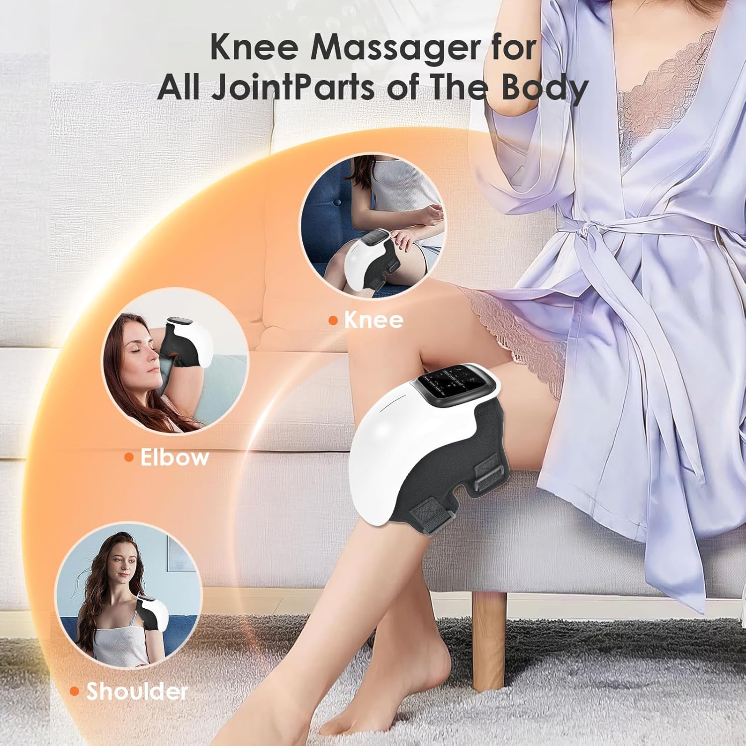 3-in-1 Infrared Heated Cordless Knee Massager