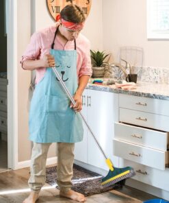 Dual-Action Floor Scrubber & Squeegee
