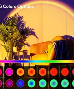 Alternative view of 16-Color Sunset Projection Lamp
