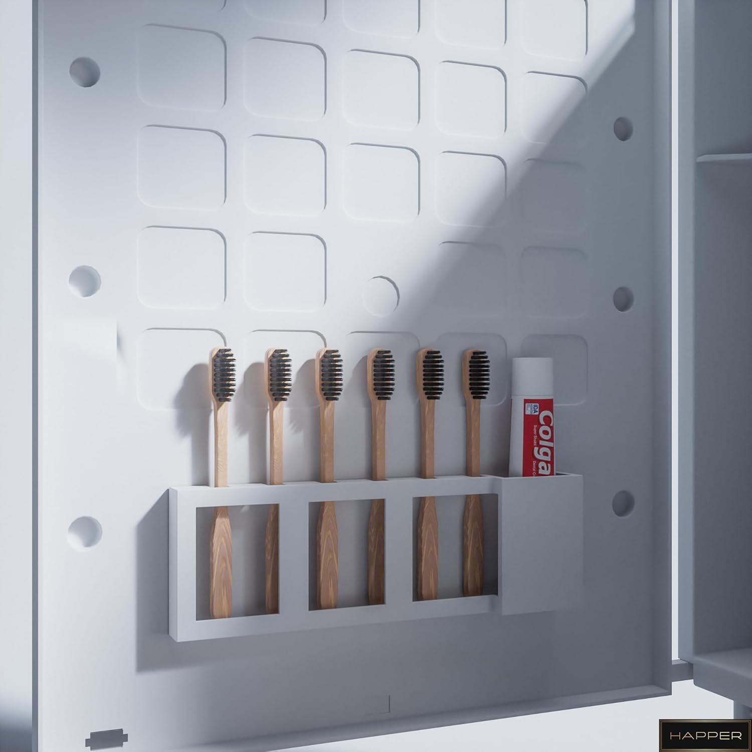 Wall Mounted Mirror Storage Cabinet - Image 4