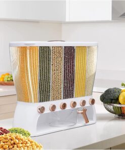 Rotating Multi-Grain Storage Dispenser