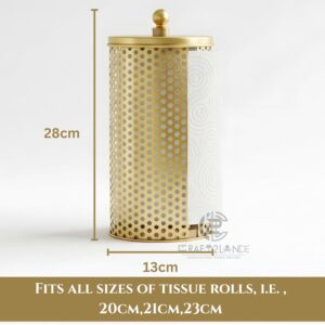 Alternative view of Luxury Honeycomb Gold Paper Towel Hub
