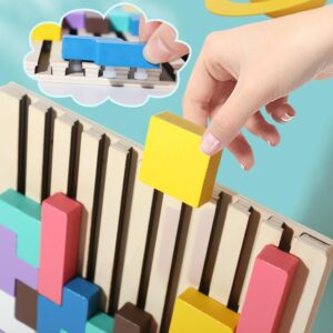 Montessori Wooden Blocks Puzzle Board