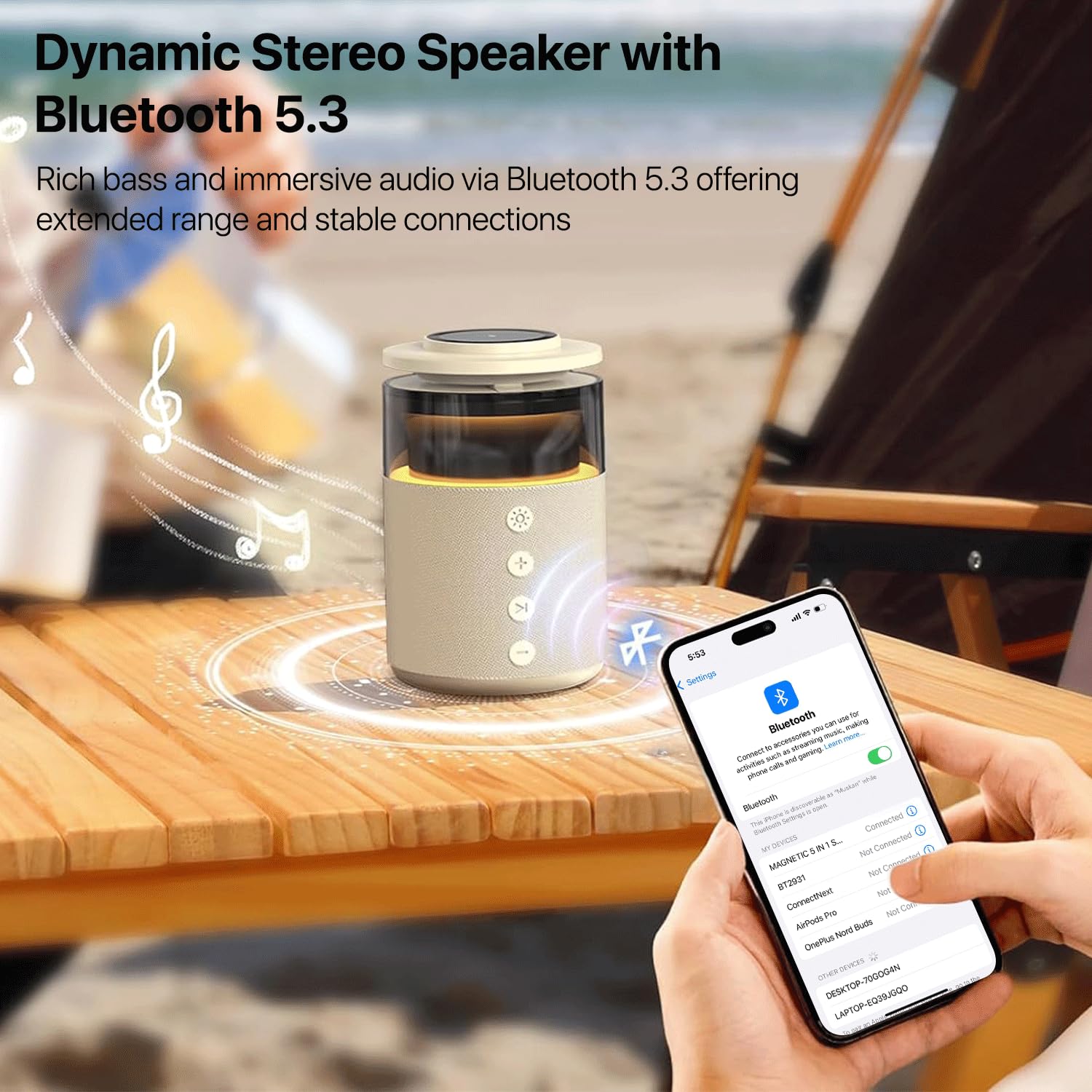 4-in-1 Magnetic Charger & Speaker Dock - Image 6