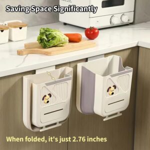 Folding Hanging Cabinet Trash Can