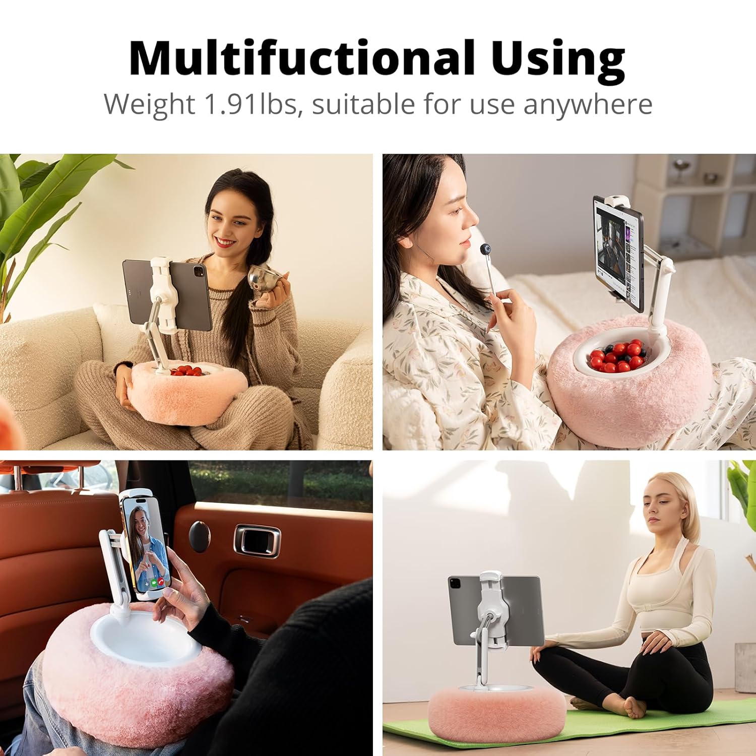 Tablet Pillow Stand with Holder - Image 3