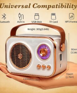 Alternative view of Vintage Bluetooth Speaker