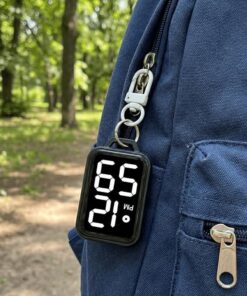 Mini Digital Keychain Clock