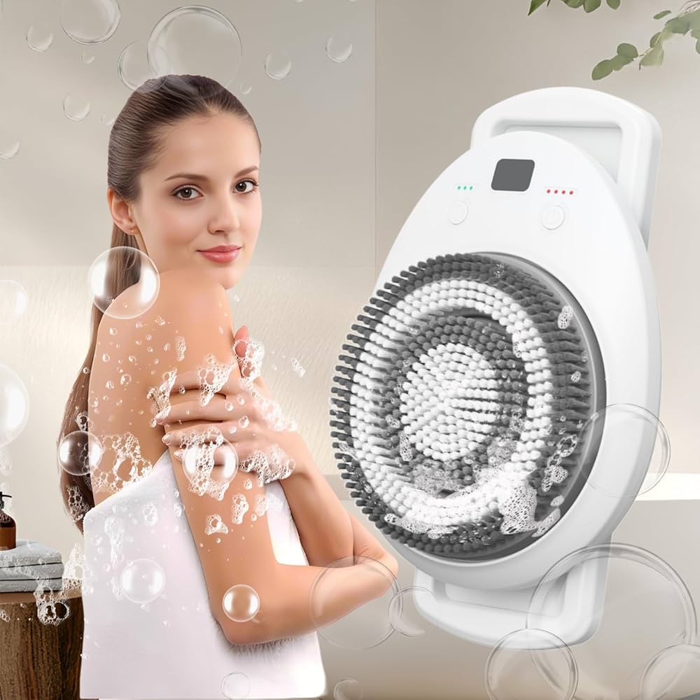 Wall-Mounted Electric Body Scrubber