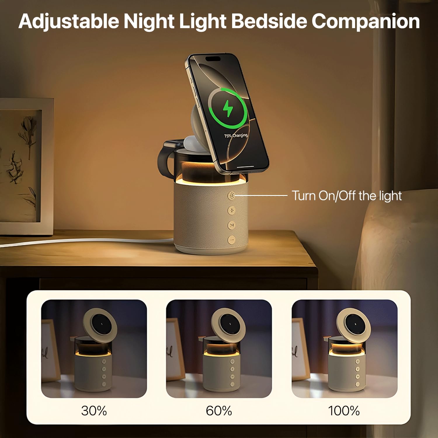 4-in-1 Magnetic Charger & Speaker Dock - Image 4