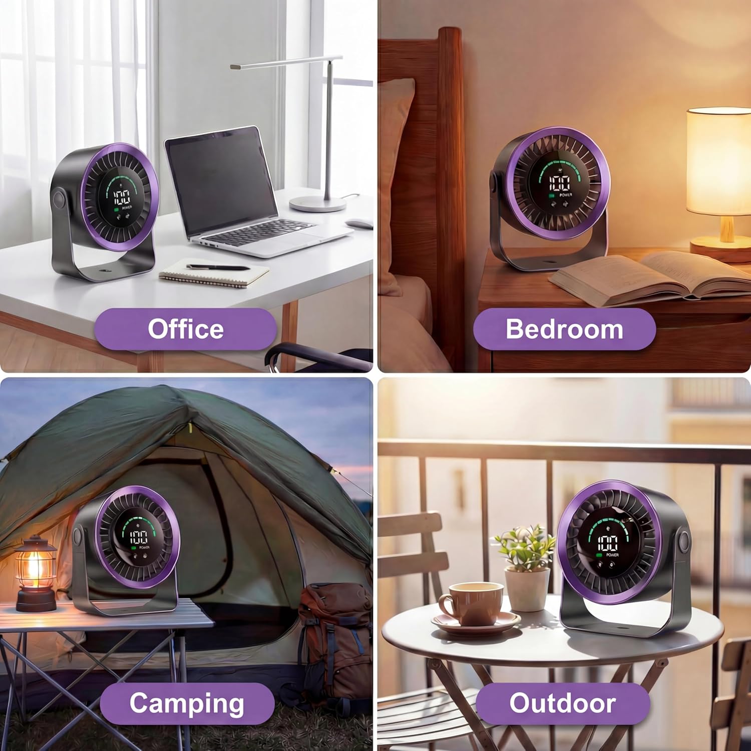 Smart Digital Turbo Cool Desk Fan - Image 6