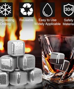 Alternative view of Reusable Stainless Steel Ice Cubes