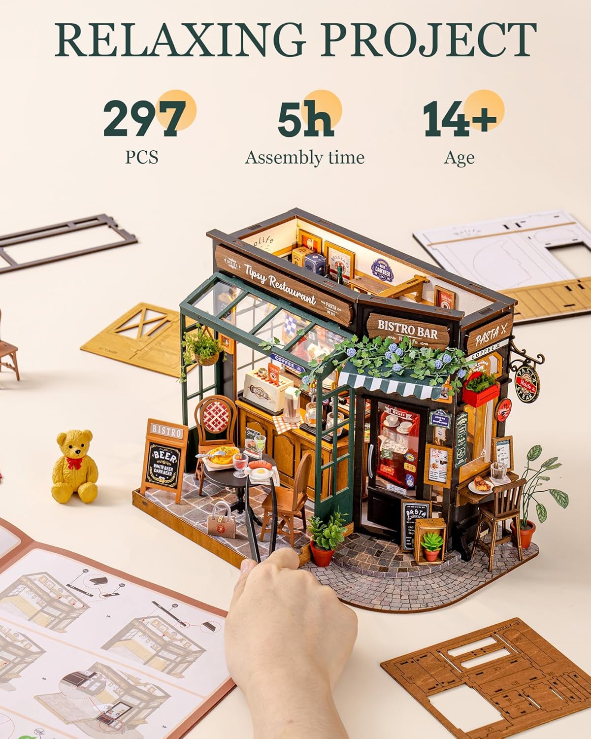 Rolife DIY Miniature Plastic Shop Kit - Image 3