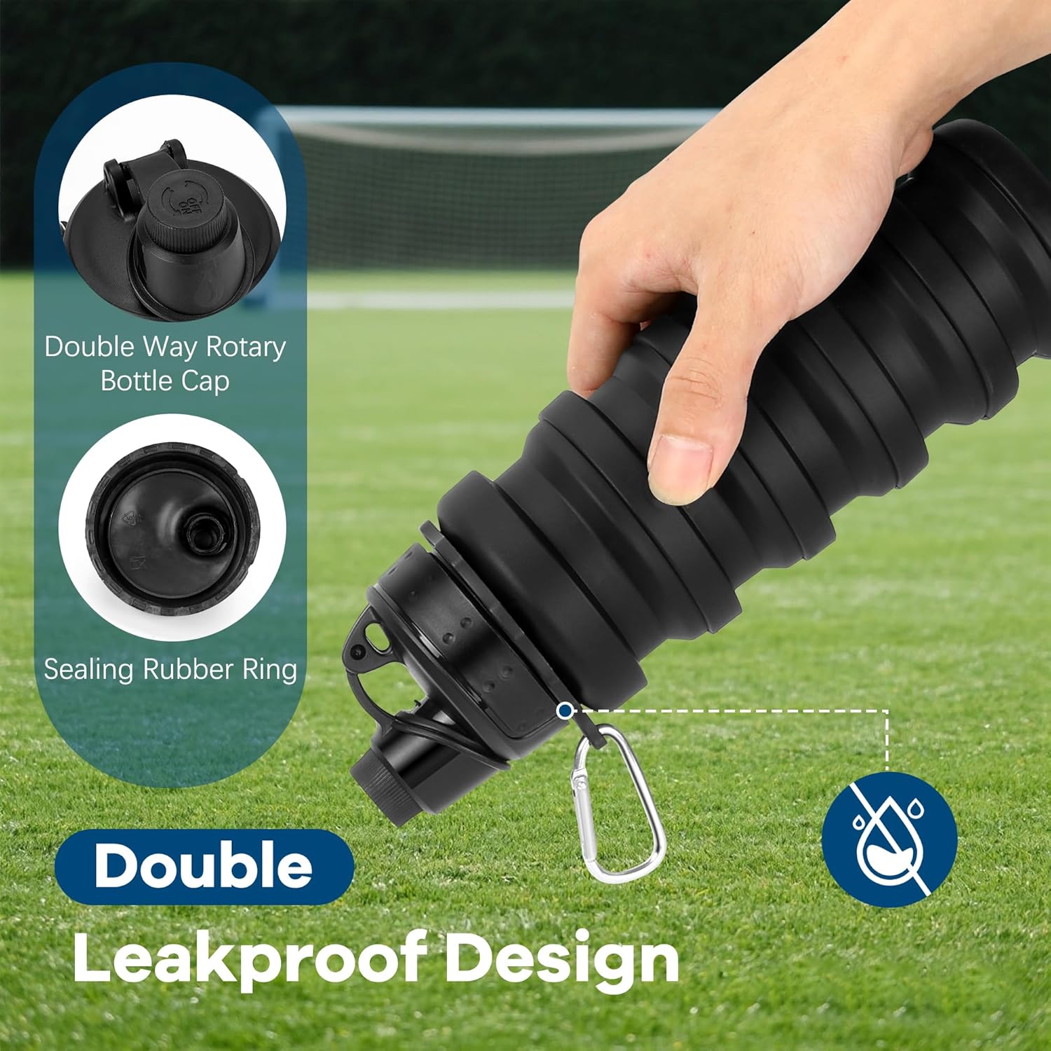 Shrinkable Pocket-Sized Travel Water Bottle - Image 4