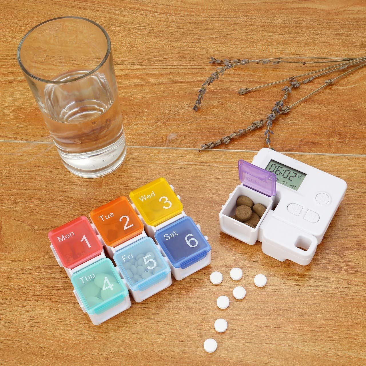 Smart 7-Day Pill Dispenser Organizer