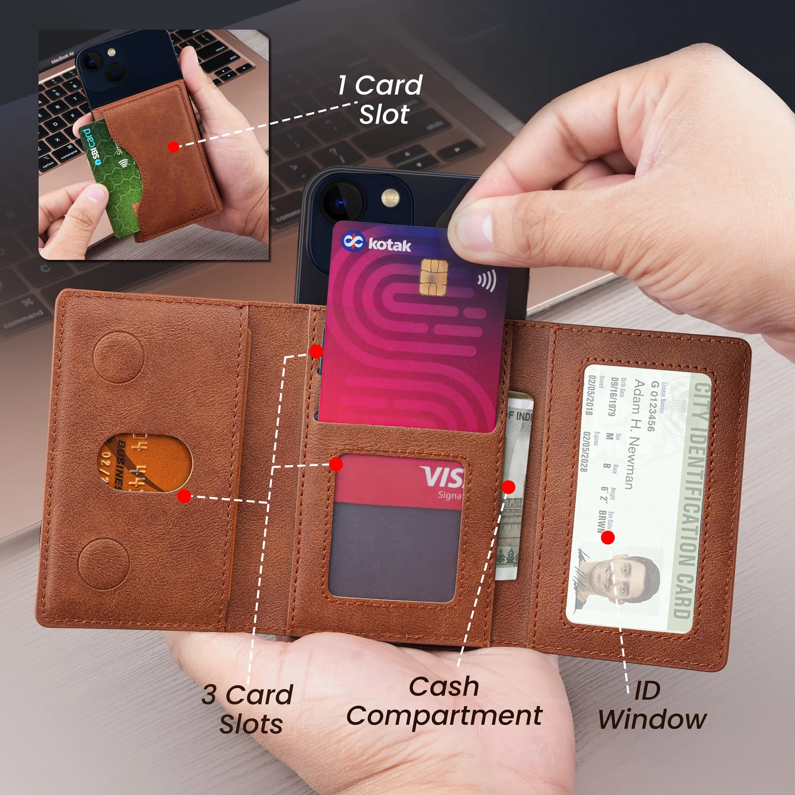 MagSafe Tri-Fold Cardholder Wallet - Image 4