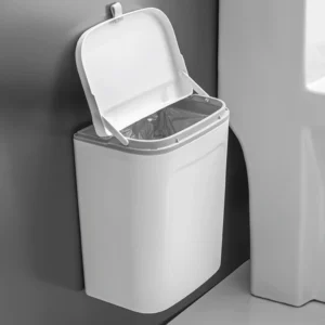 Alternative view of Space-Saving Smart Wall-Mounted Trash Bin
