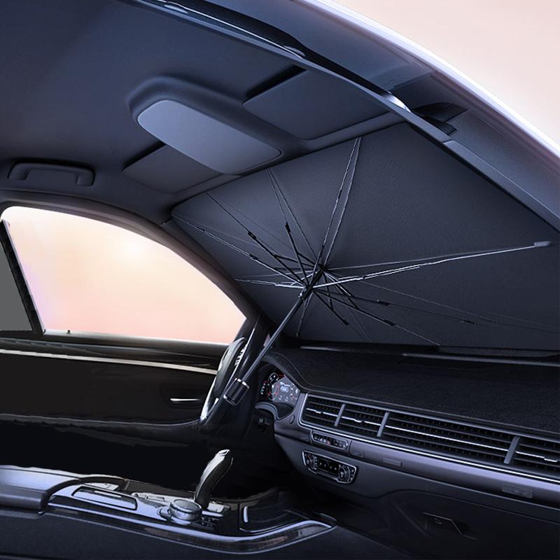 Instant Cool! Umbrella Style Car Sunshade