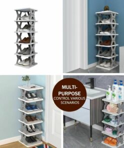 Alternative view of Multi-Layer Foldable Shoe Rack